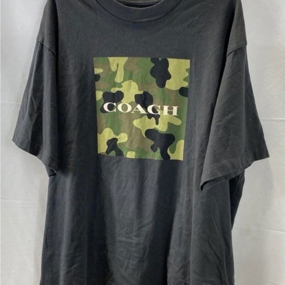 Coach Other - Coach Men's Gray Camouflage T-Shirt Size Medium